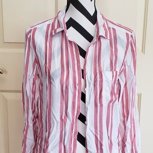 American Eagle oversized button down shirt